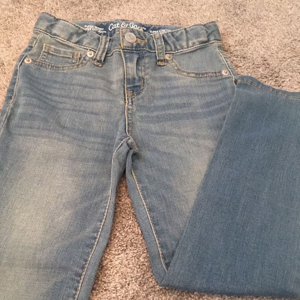 Cat & Jack stretchy skinny jeans 5